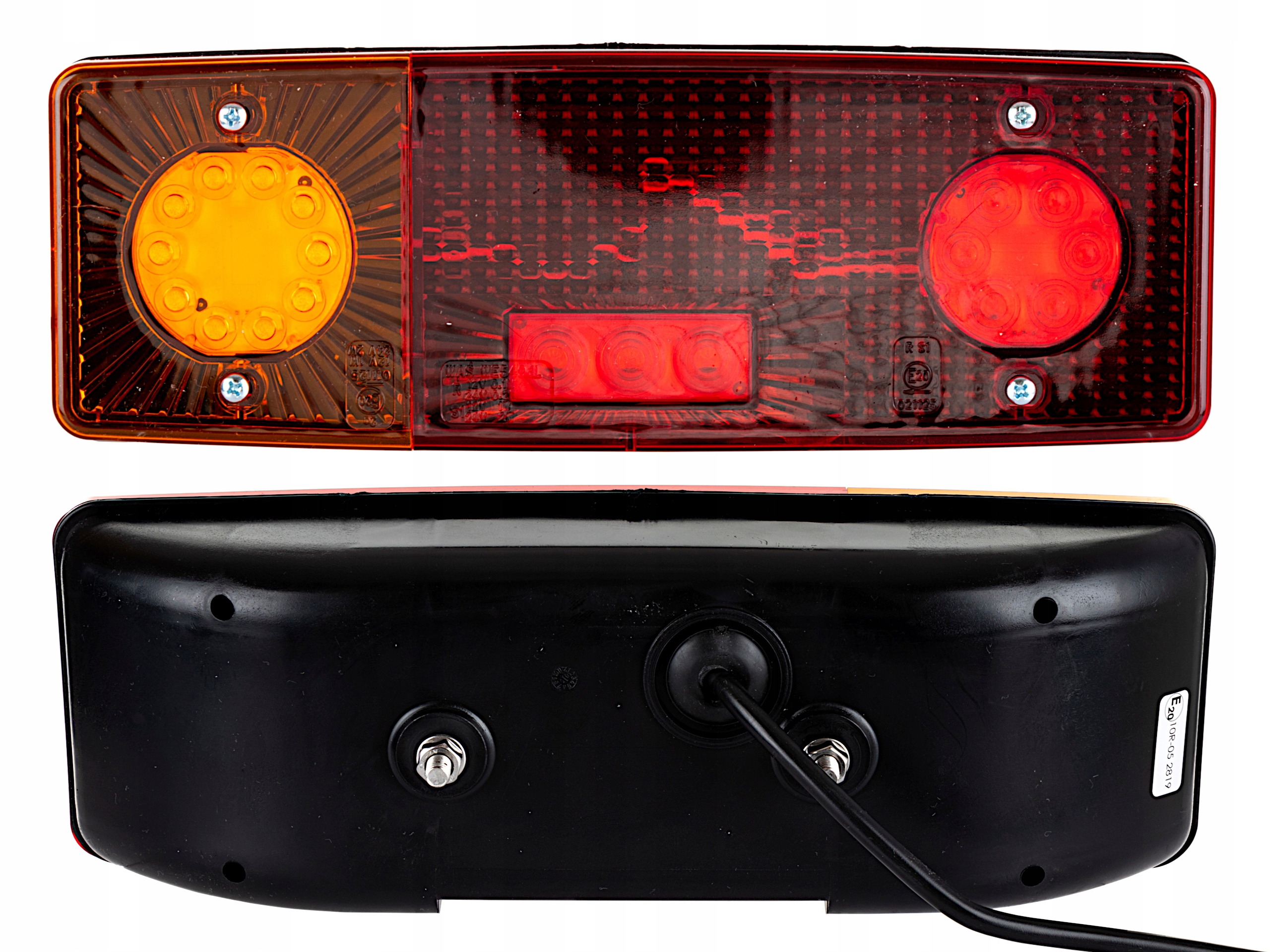 Lampa zespolona tylna LED 12V 24V Lewa do C-360 Producent części WAS