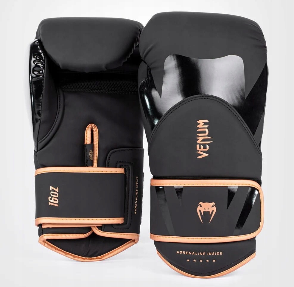 Rękawice bokserskie Venum Challenger 4.0 Czarno/Brązowe 16oz