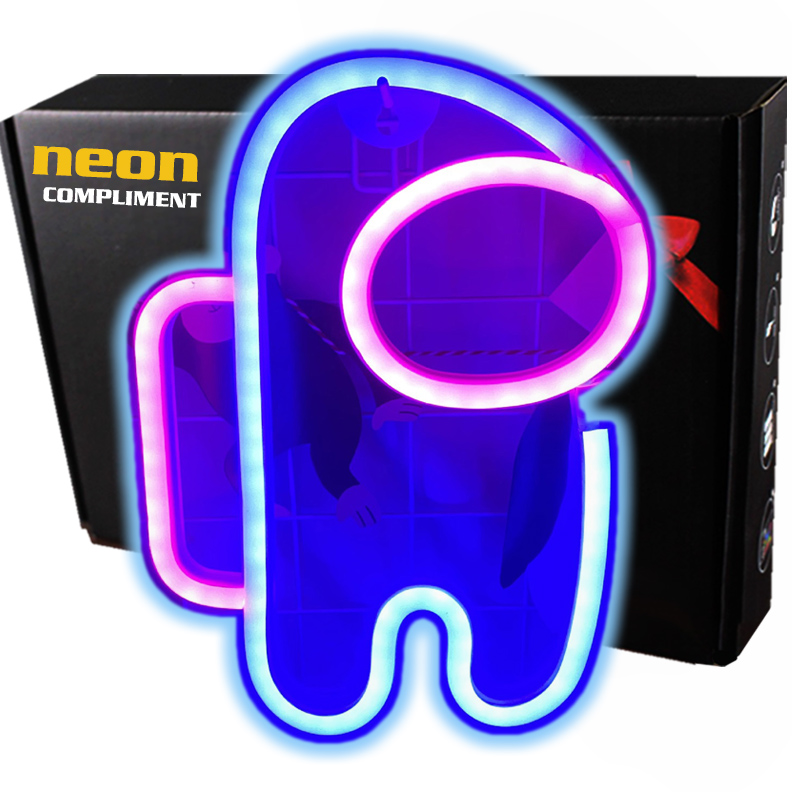 

Neon Led Baterie/USB Na ścianę Аstronauta