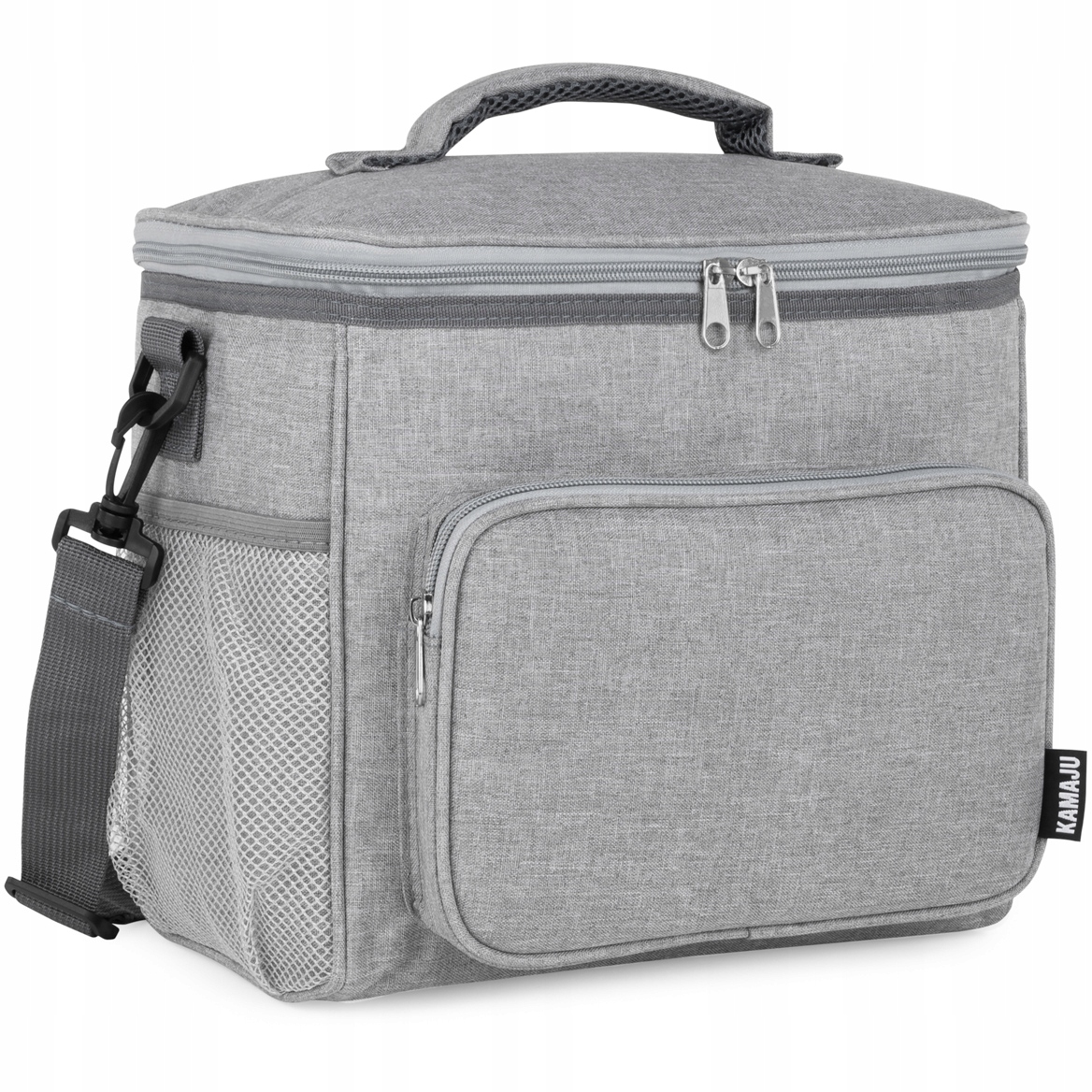 

Solidna Torba Termiczna 2 Komory Kieszenie szara