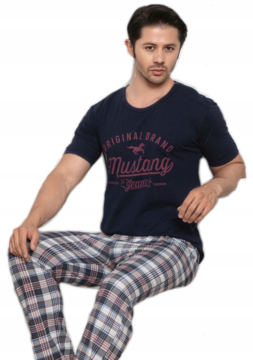 

Piżama Męska komplet Mustang ciemna XL