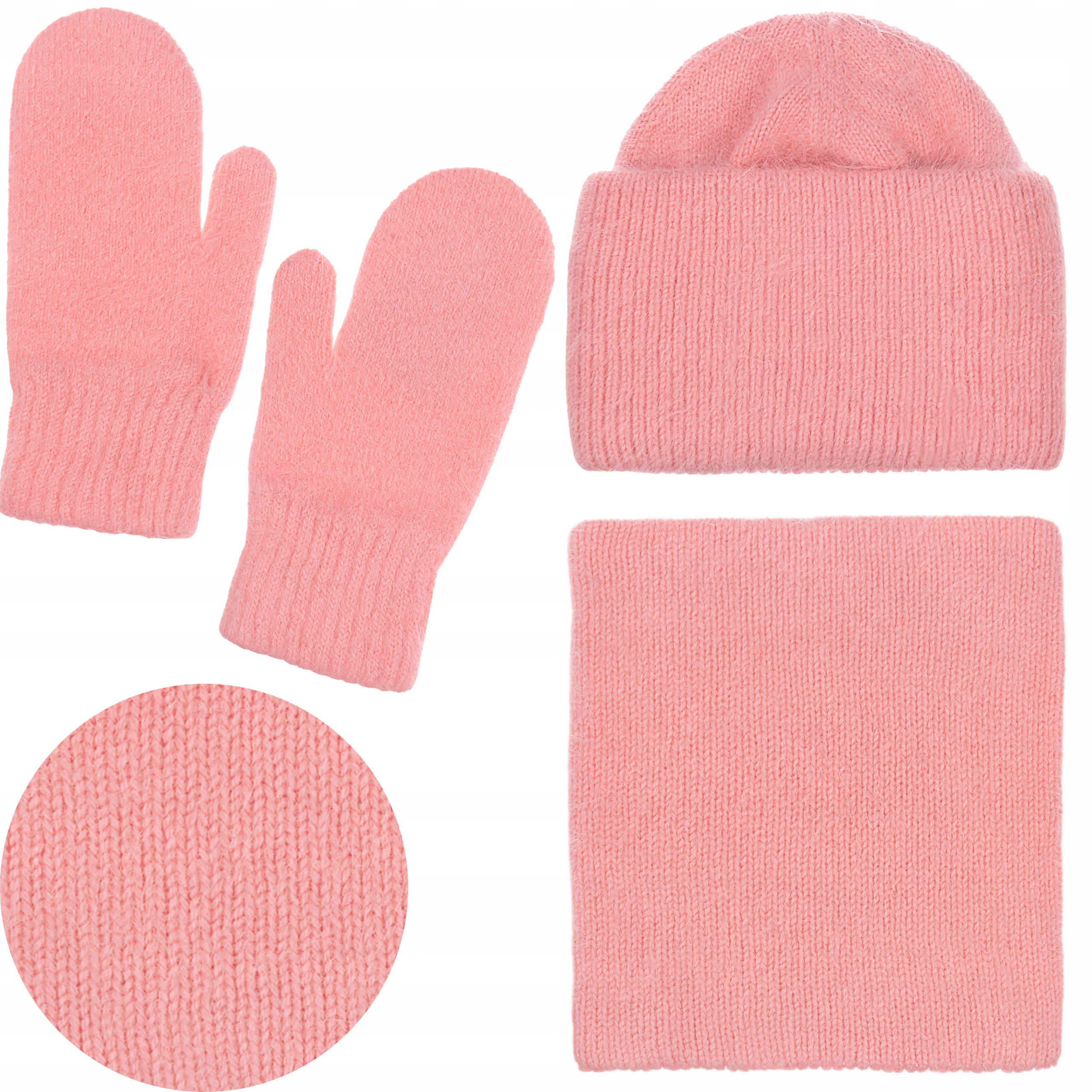 Dámský Zimní Komplet Podzimní Majka Šátek Čepice Rukavice Bzoskviniová