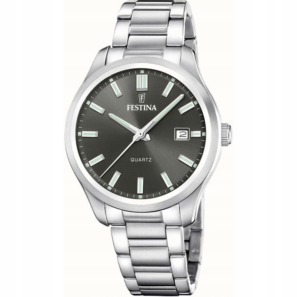 Pánské Hodinky Festina F20736-5 stříbrný náramek