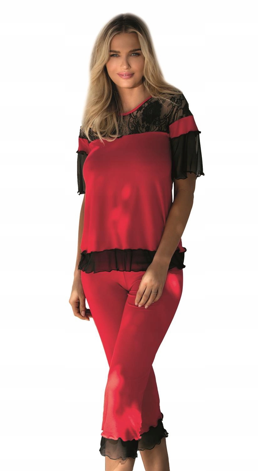 

Komplet Manuela 2XL, Wiskoza Czerwony