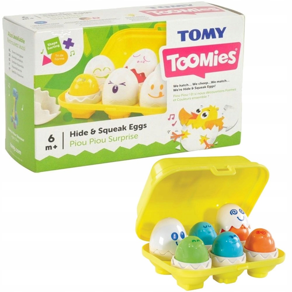 

Tomy Zabawka Edukacyjna Wesołe Jajka Sorter E1581