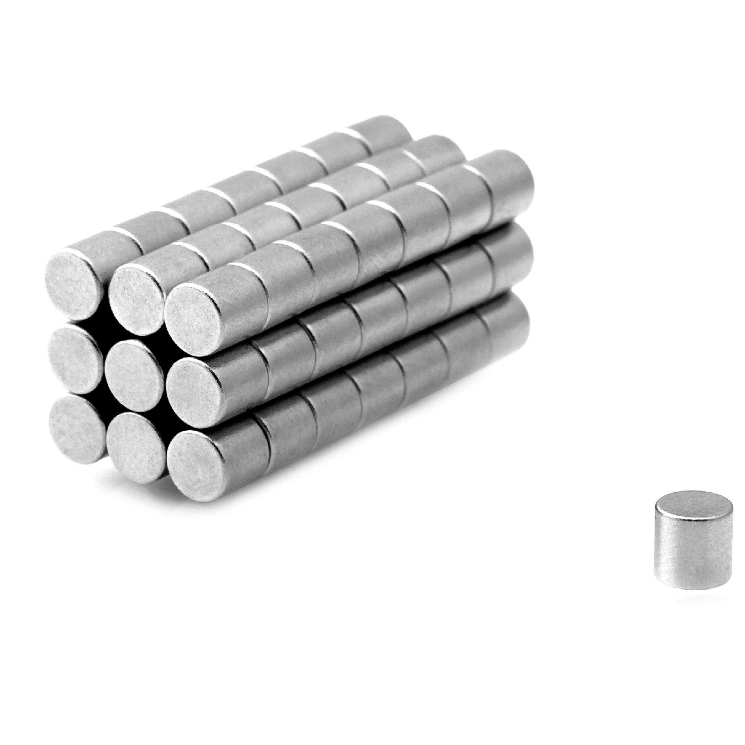 

Mocny Magnes Neodymowy Walcowy 2x2 kpl. 100 szt.