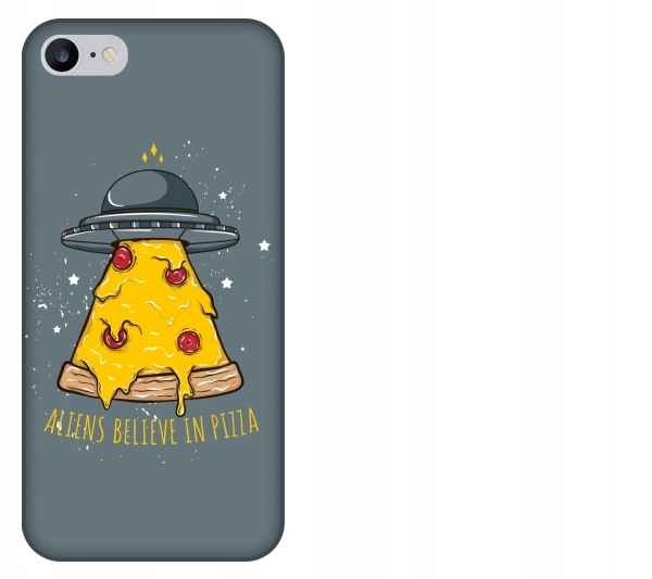 

Etui pokrowiec iPhone 7 Aliens believe in pizza