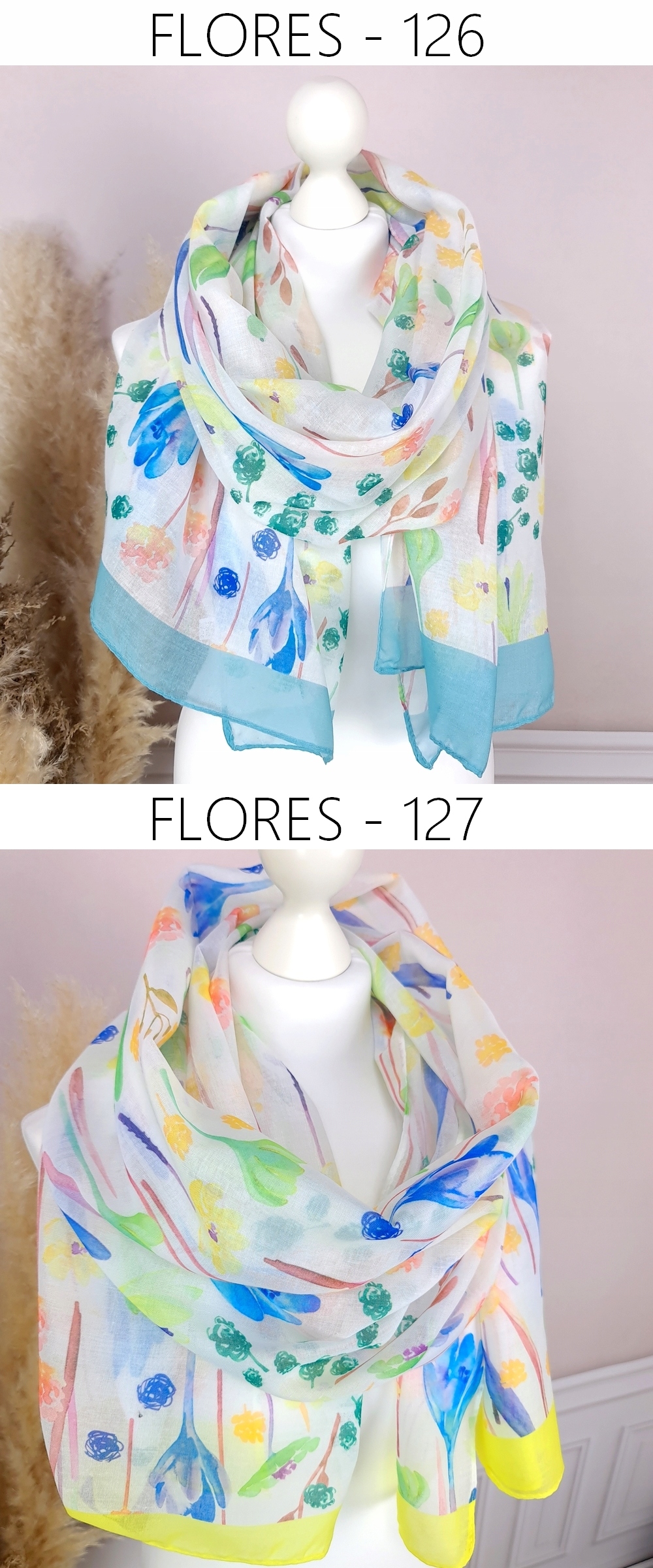 WIOSENNY SZAL duża APASZKA chusta PAREO w piórka BAWEŁNA - PIĘKNE KOLORY Płeć kobieta