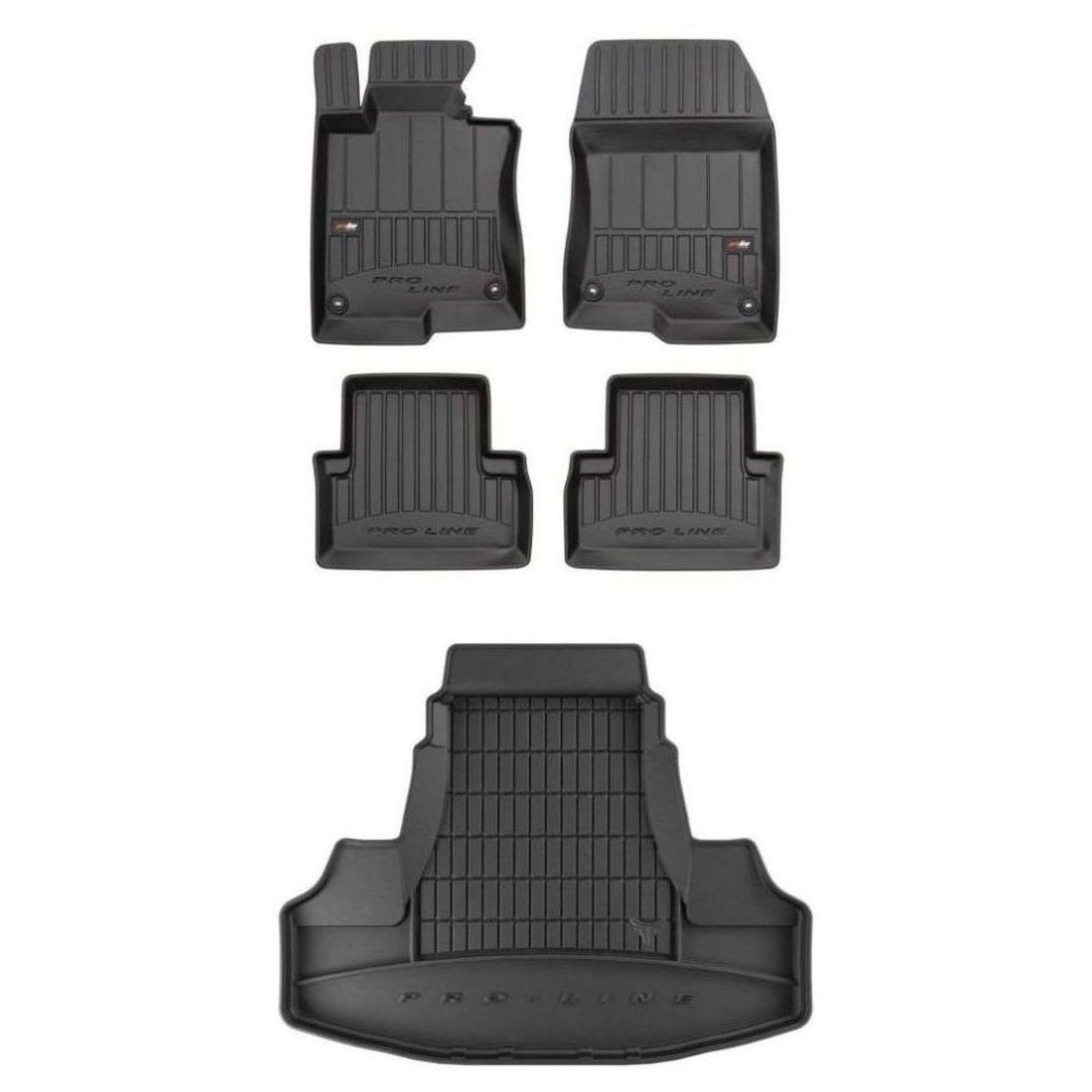 3D gumová sada koberců a rohožek Honda Accord VIII 2008-2015 Sedan, bez reg