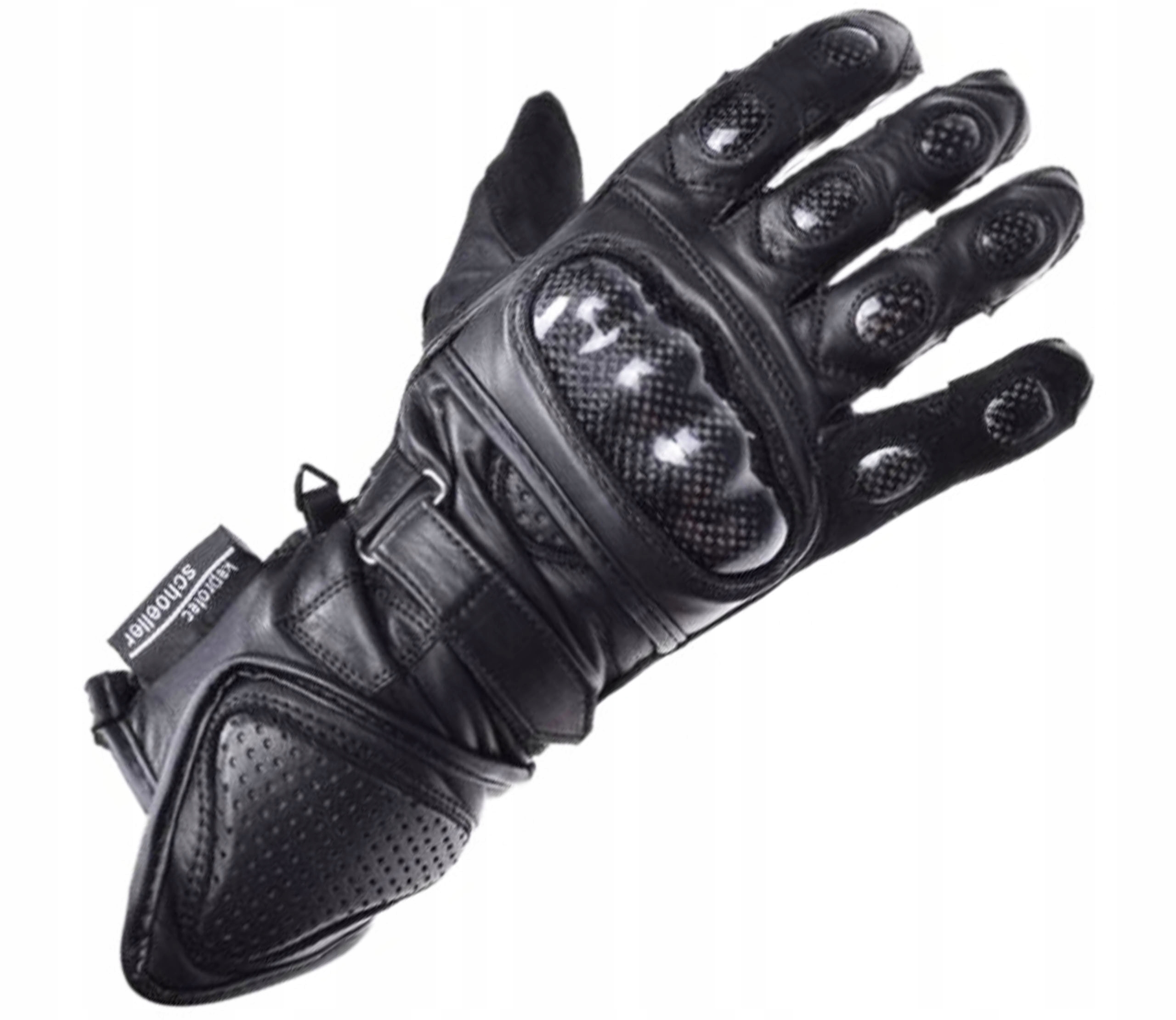 RĘKAWICE MOTOCYKLOWE SKÓRZANE DAMSKIE KEWLAR XS