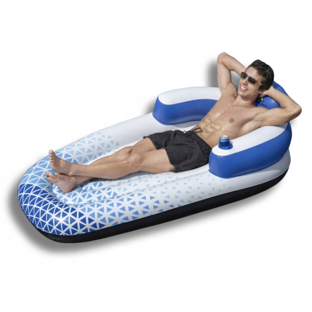 Velký nafukovací Matrace s opěradlem pro plavání pontonu Bestway