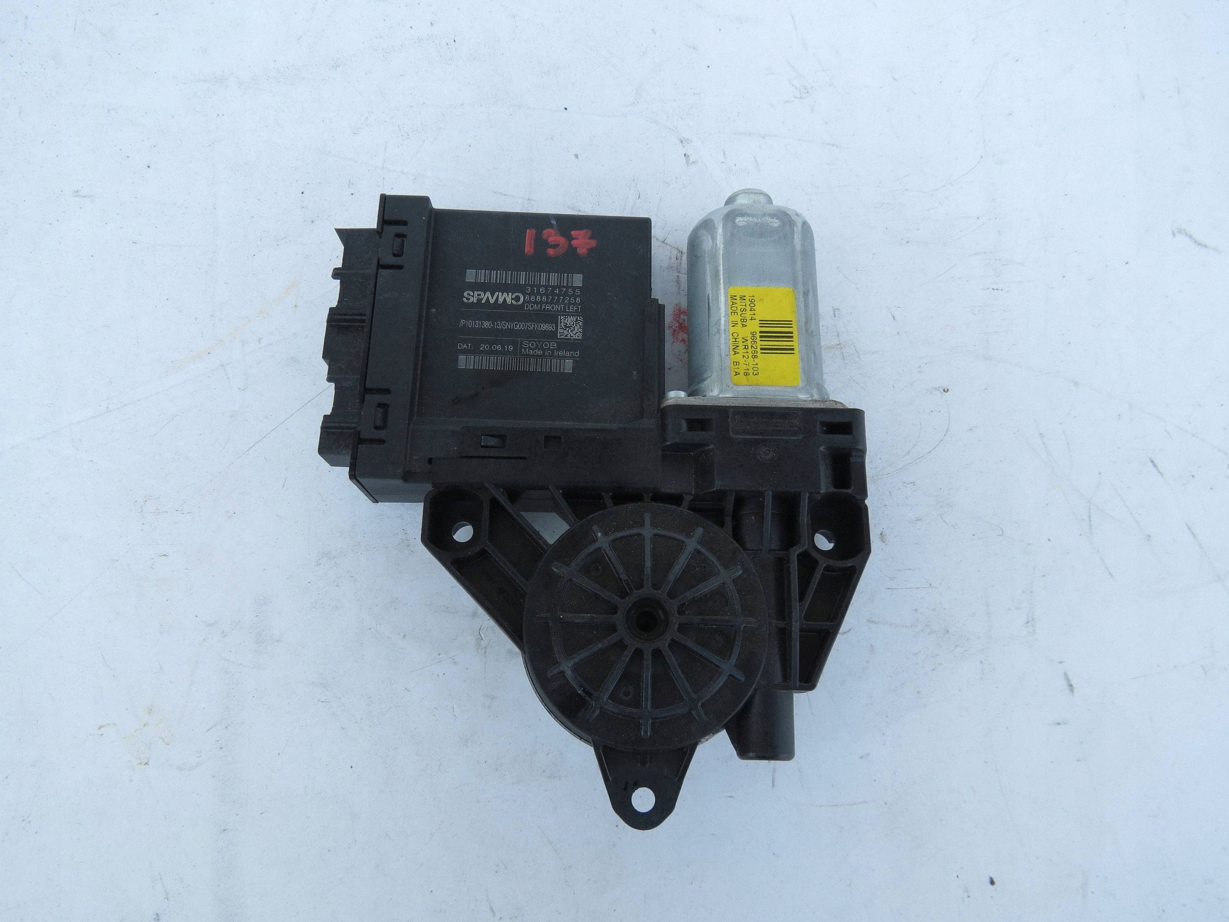 module mini motor windows door left front VOLVO S90 V90 31674755