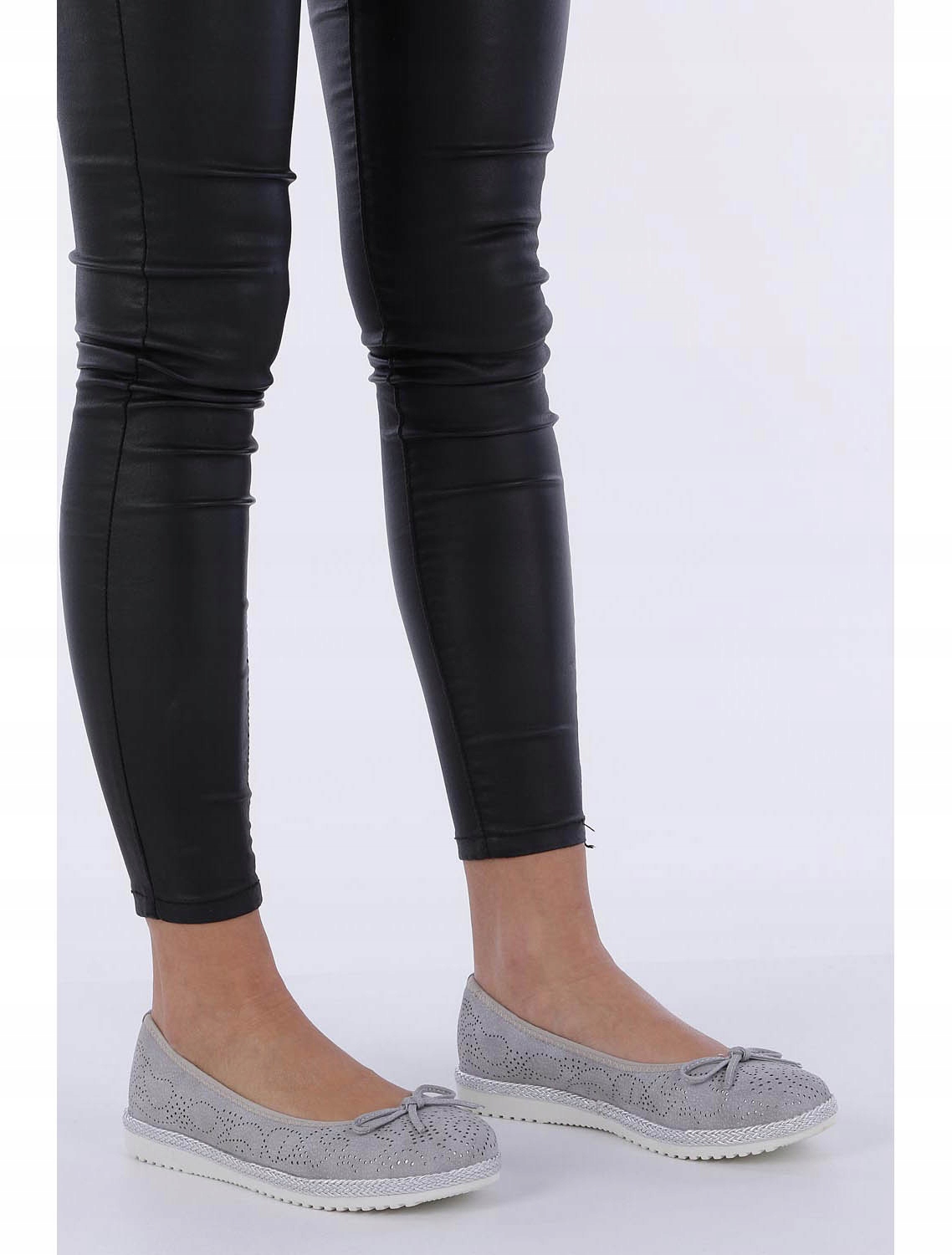 BALERINY ESPADRYLE WKŁADKA SKÓRA KOKARDKA NEW r 37 Marka Casu