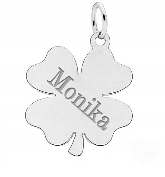 

Charms Koniczynka Charms Zawieszka Grawer Srebro