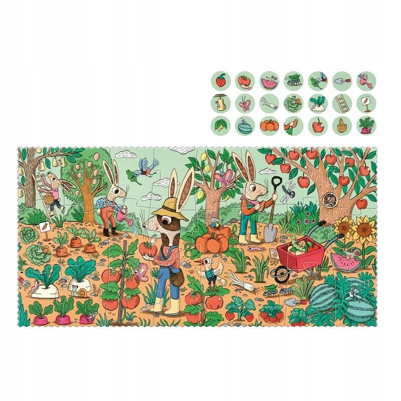 Puzzle dla dzieci Ogród Króliczków | Londji Kod producenta PZ568
