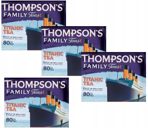 Thompsons Titanic Tea Blend 4x80 herbata 250g Irl