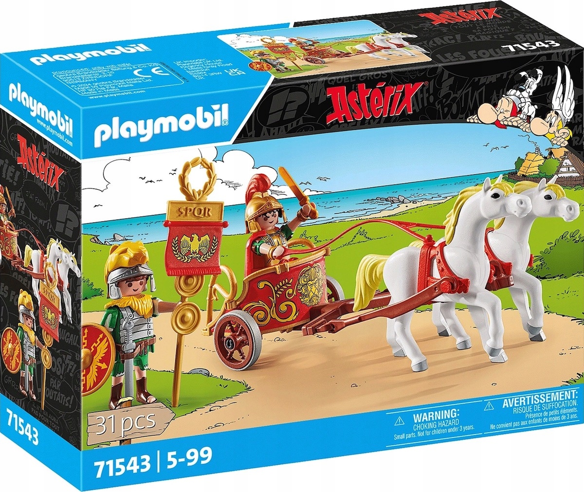 PLAYMOBIL ASTERIX - RZYMSKI RYDWAN - NOWOŚĆ 07.2024 - 71543