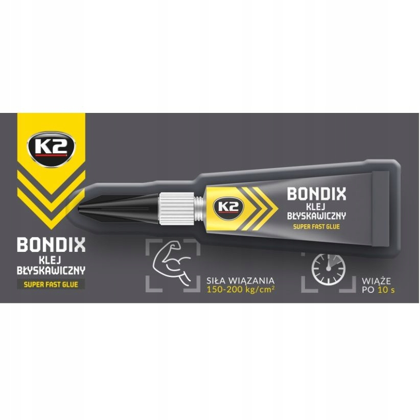 K2 Bondix Klej szybkoschnący 3g