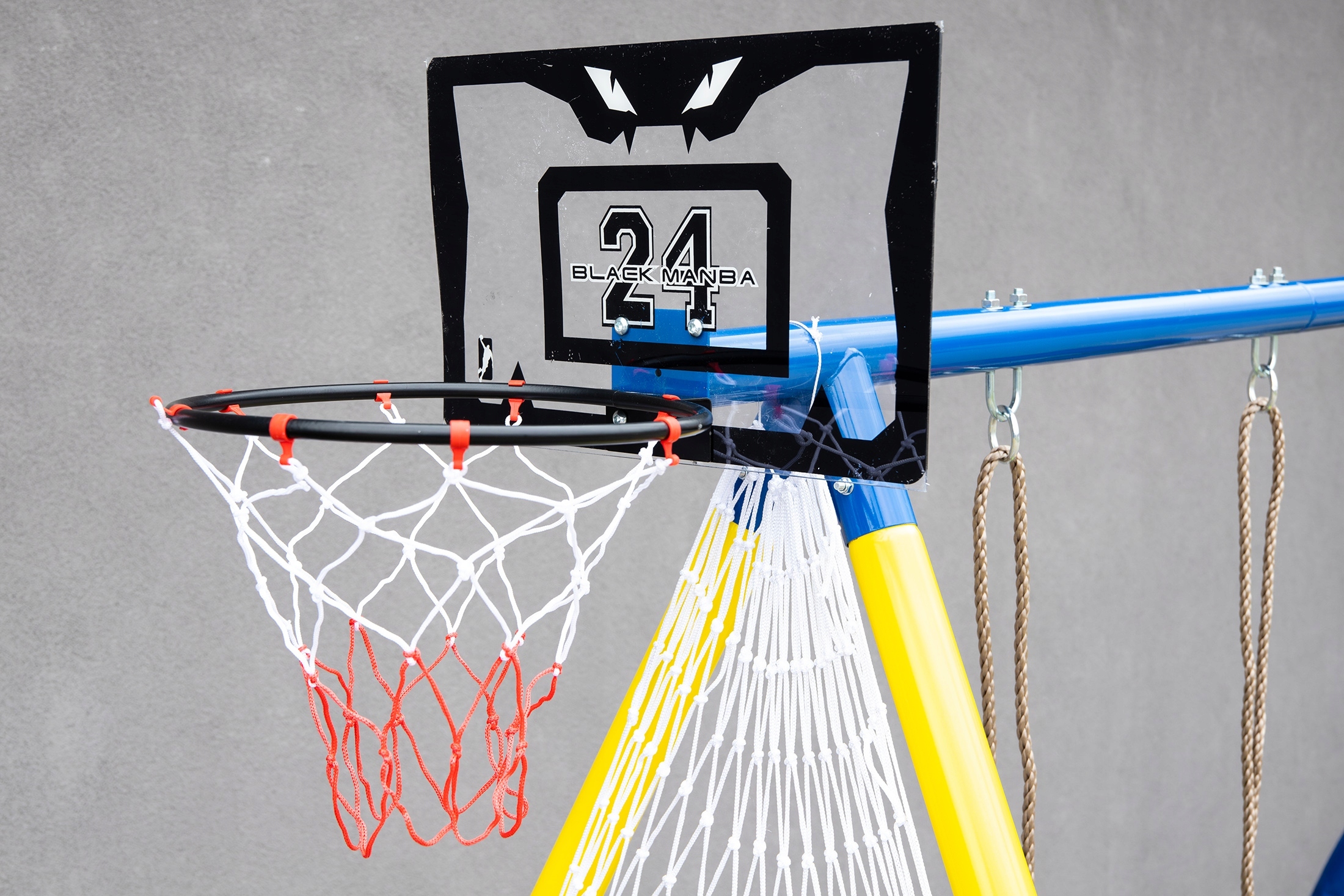 4 w 1 HUŚTAWKA OGRODOWA podwójna dla dzieci BOCIANIE GNIAZDO Materiał metal