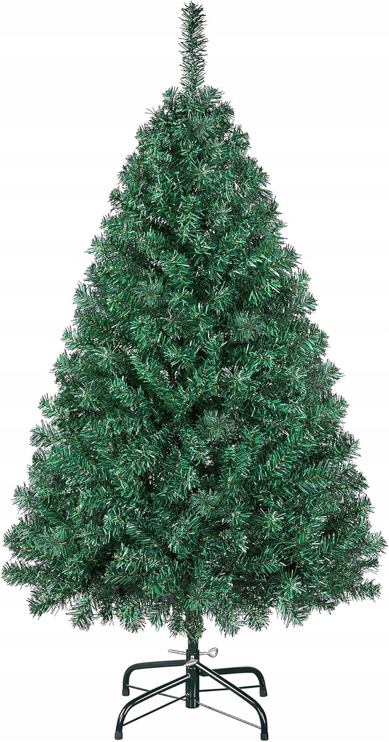 Umělý Vánoční Stromeček Se Stojanem Yaheetech 121 150 cm Smrk