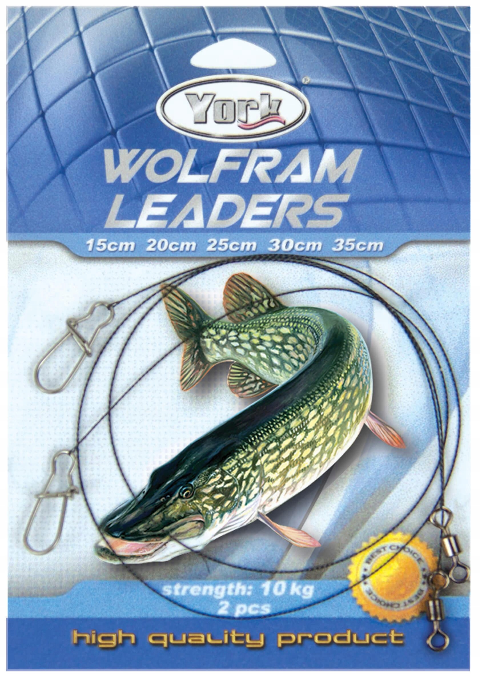 York Gotowy Przypon Wolfram 40cm 10kg 2szt