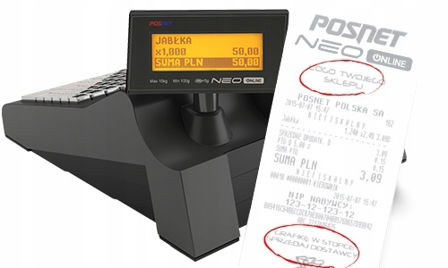 Kasa Fiskalna Posnet NEO Online Eth LAN / USB-NET Kod producenta POSNETNEOONLIEMAX