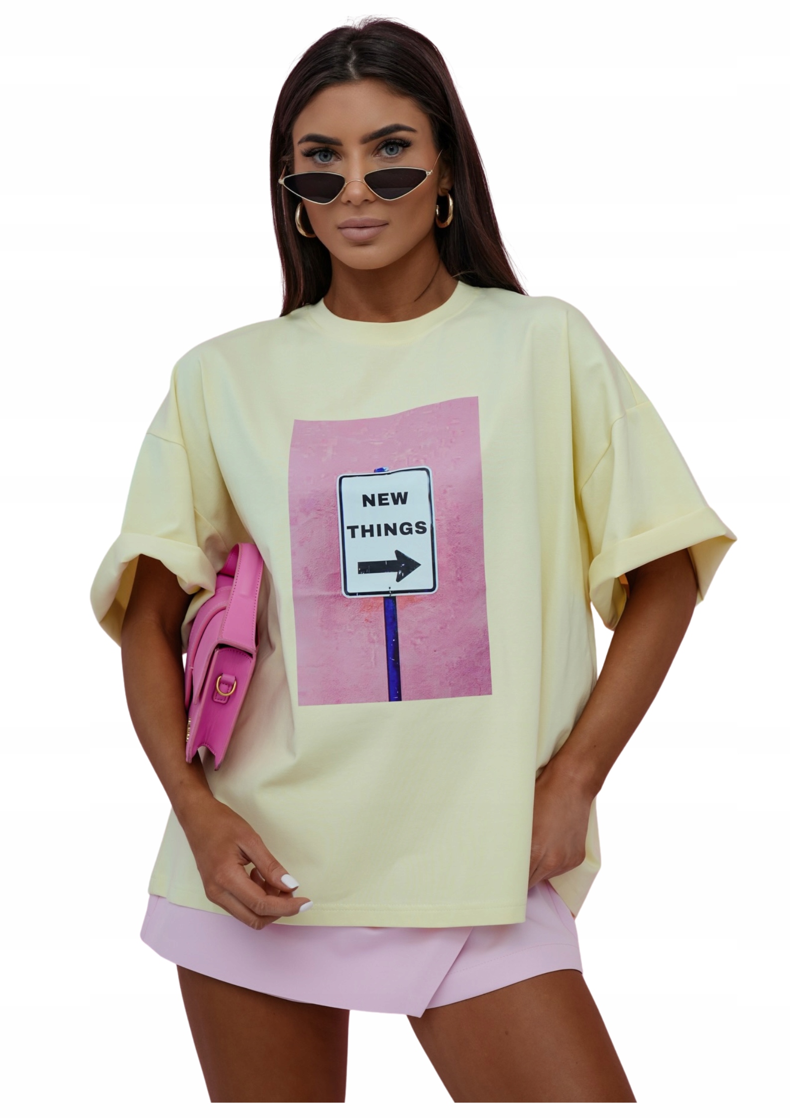 Dámské tričko New Things Me Gusta, žluté