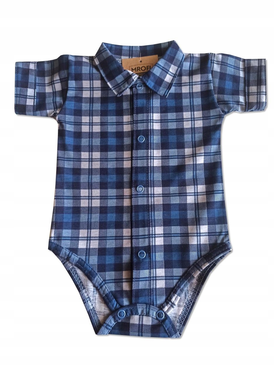 Koszulo-body w niebieską kratkę 74