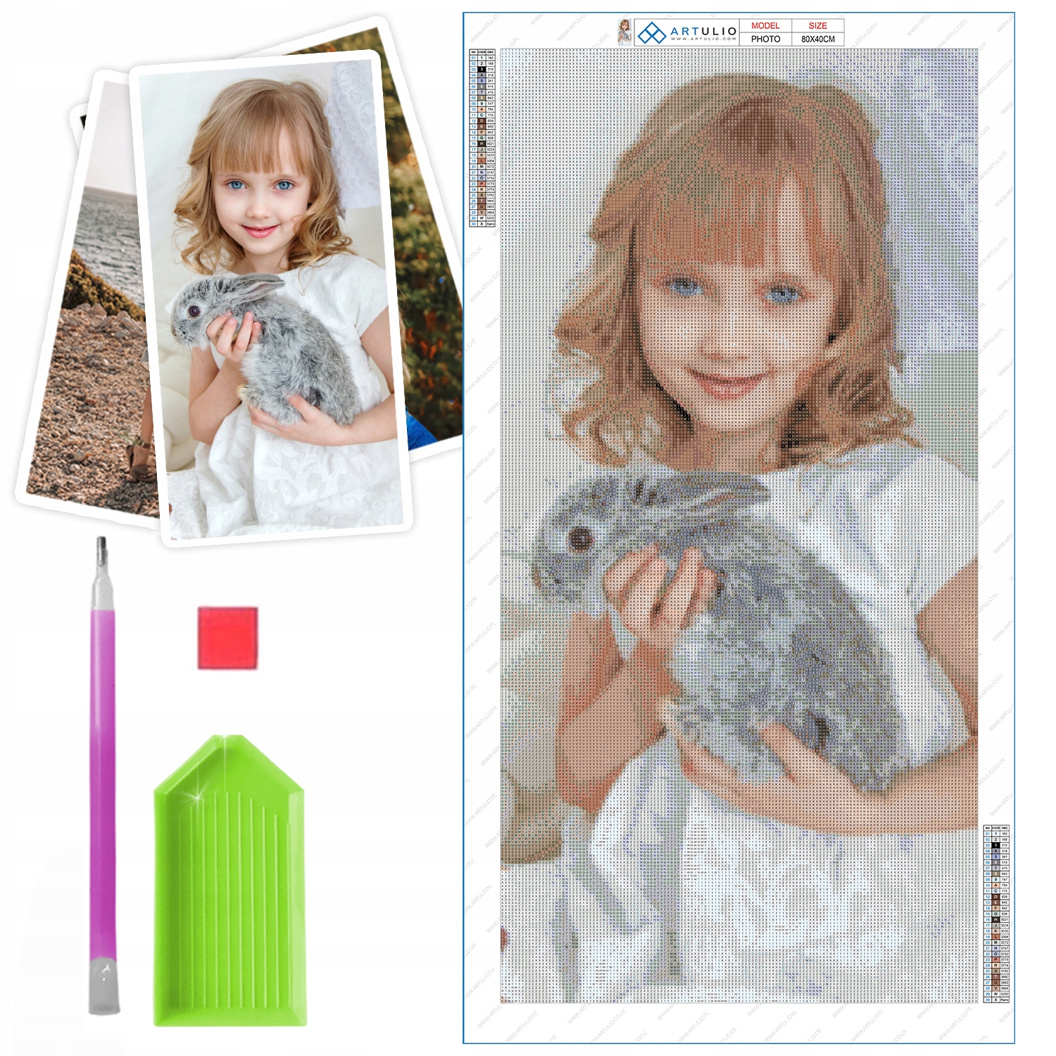 Diamentový Haft Z Fotografie 40x80 Diamond Painting