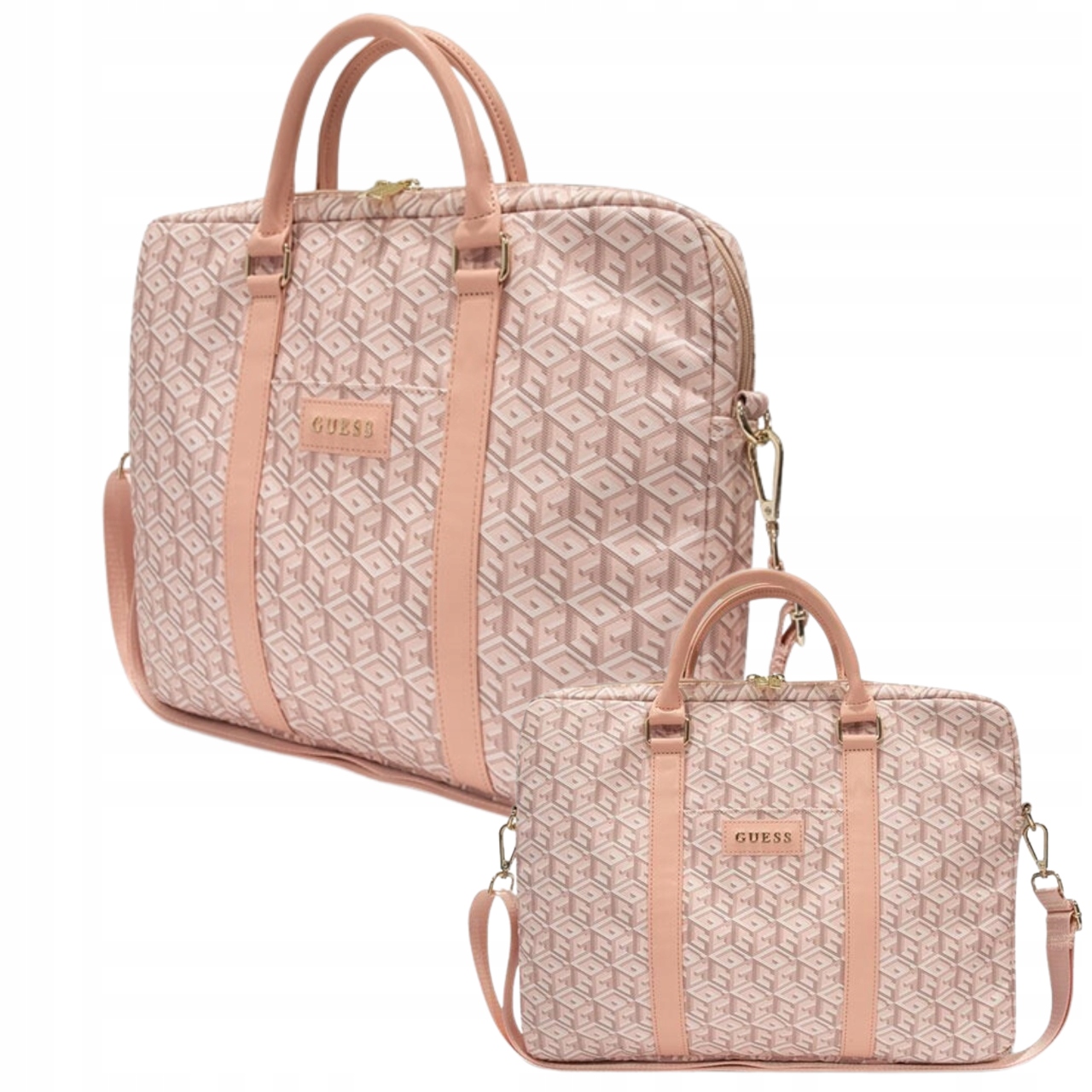 Torba Guess GCube Stripes na laptopa do 16", Oryginalna