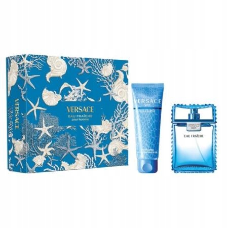 Versace Set Eau Fraiche Pour Homme Edt sprej Sprchový Gel 100 ml