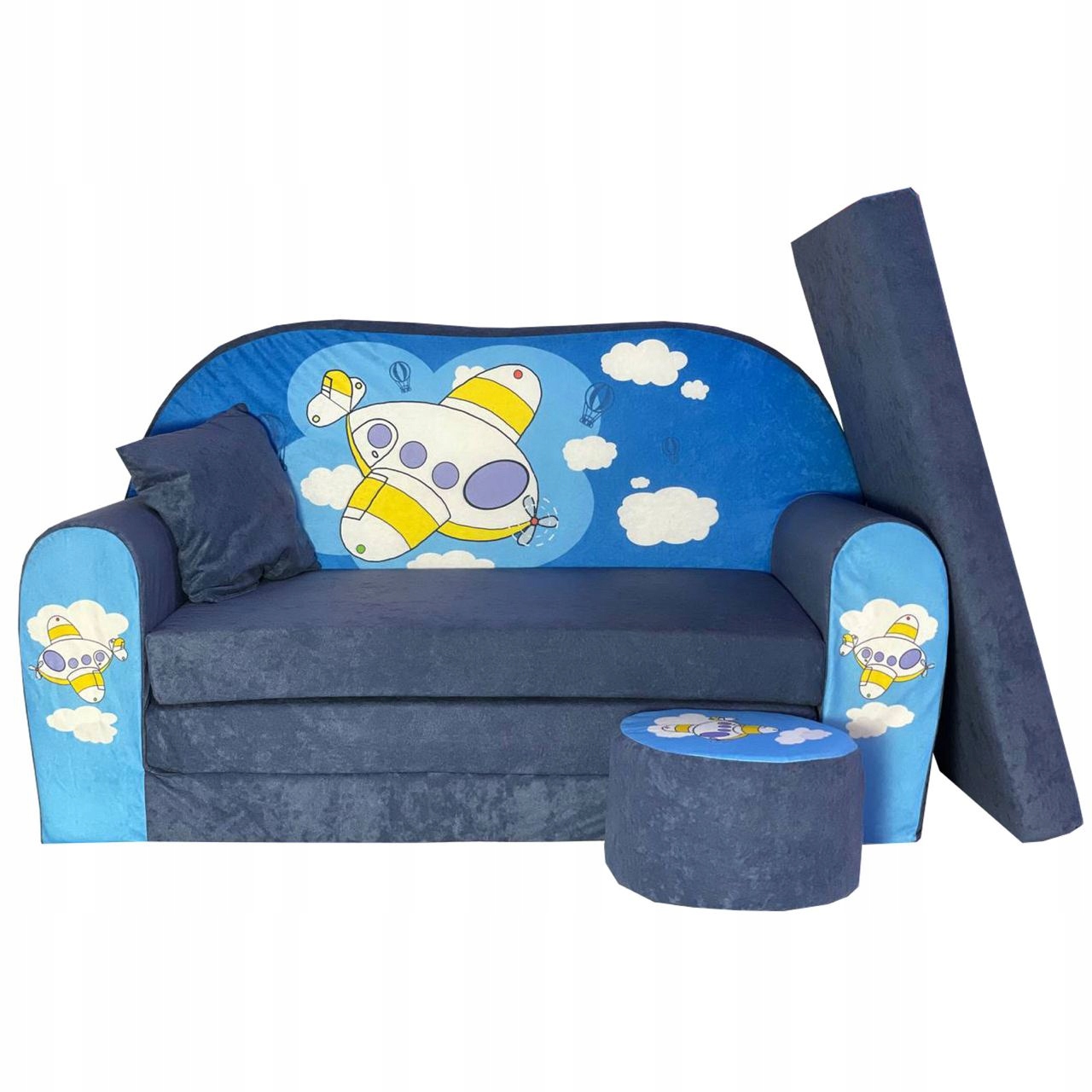 

Sofa kanapa dla dzieci rozkładana Samolot