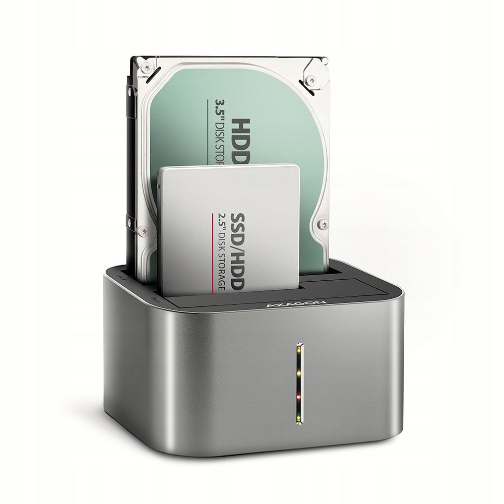 Axagon SuperSpeed Usb Dual 2.5"/3.5" Hdd/ssd Dual dock Adsa-dc
