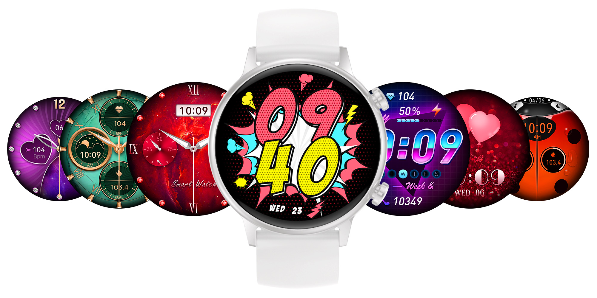 Smartwatch Zegarek Damski Manta Alexa Mini Czarny Rozmowa Menu PL 2 Paski Rodzaj smartwatch