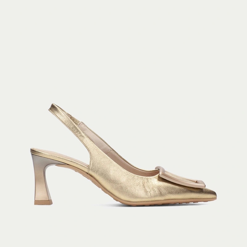 Španělské lodičky na podpatku Hispanitas HV264850 Zlaté 38