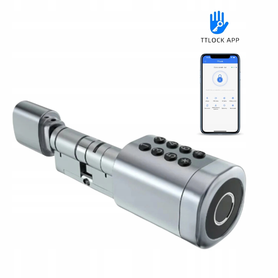 Bot Chytrý zámok TTLock L2 strieborný základná dĺžka