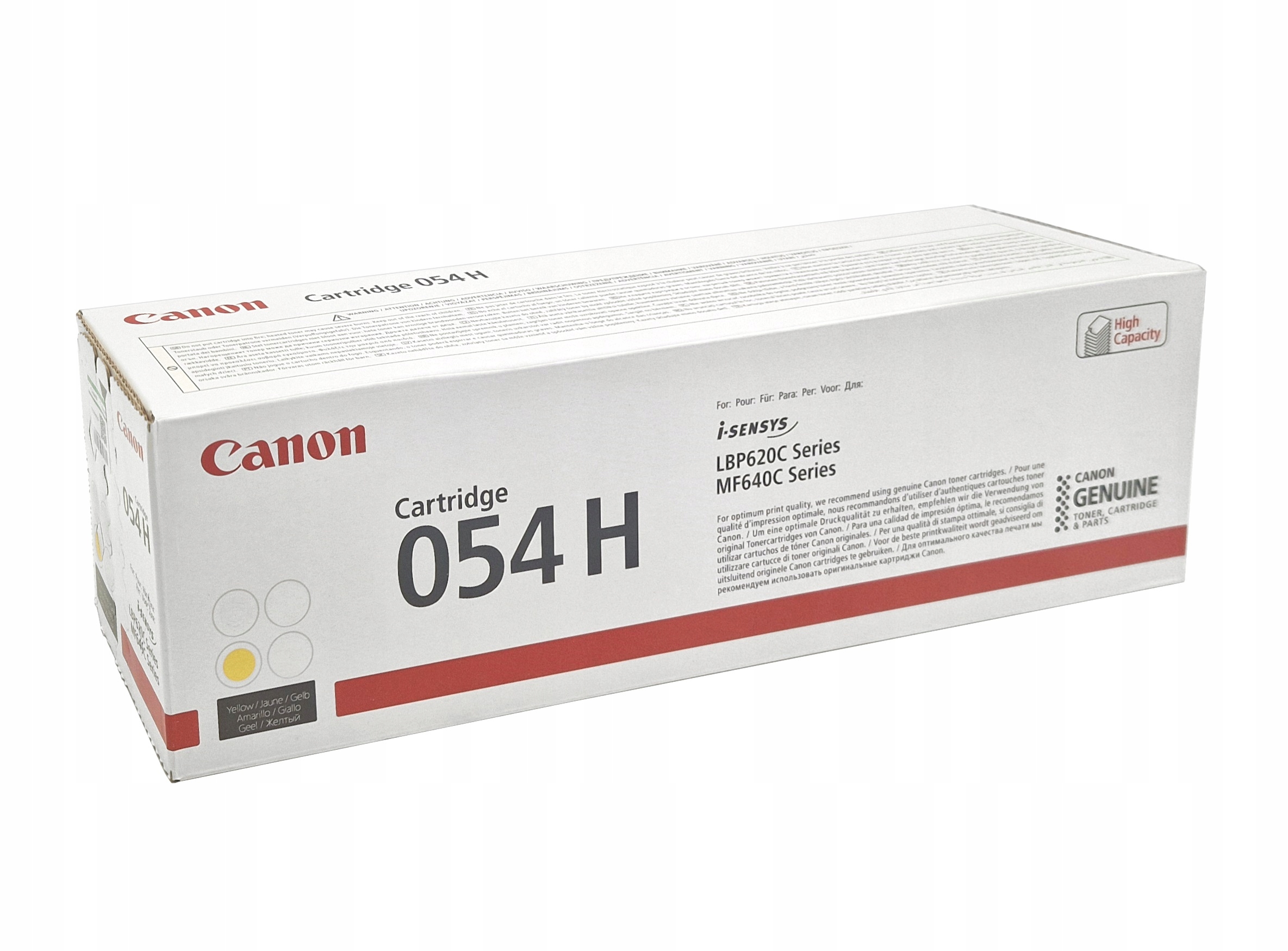 Toner Canon 054H 3025C002 Žltý Yellow i-SENSYS MF641Cw LBP621Cw