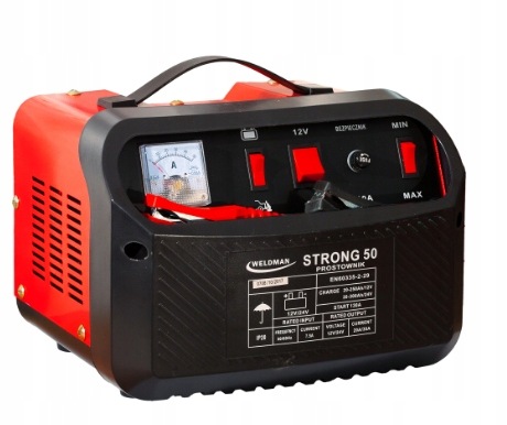 Weldman Strong 50 Prostownik z rozruchem 12/24V