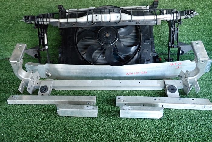 MERCEDES W246 246 B-KLASA 12- support panel for radiators front sider fan radiator
