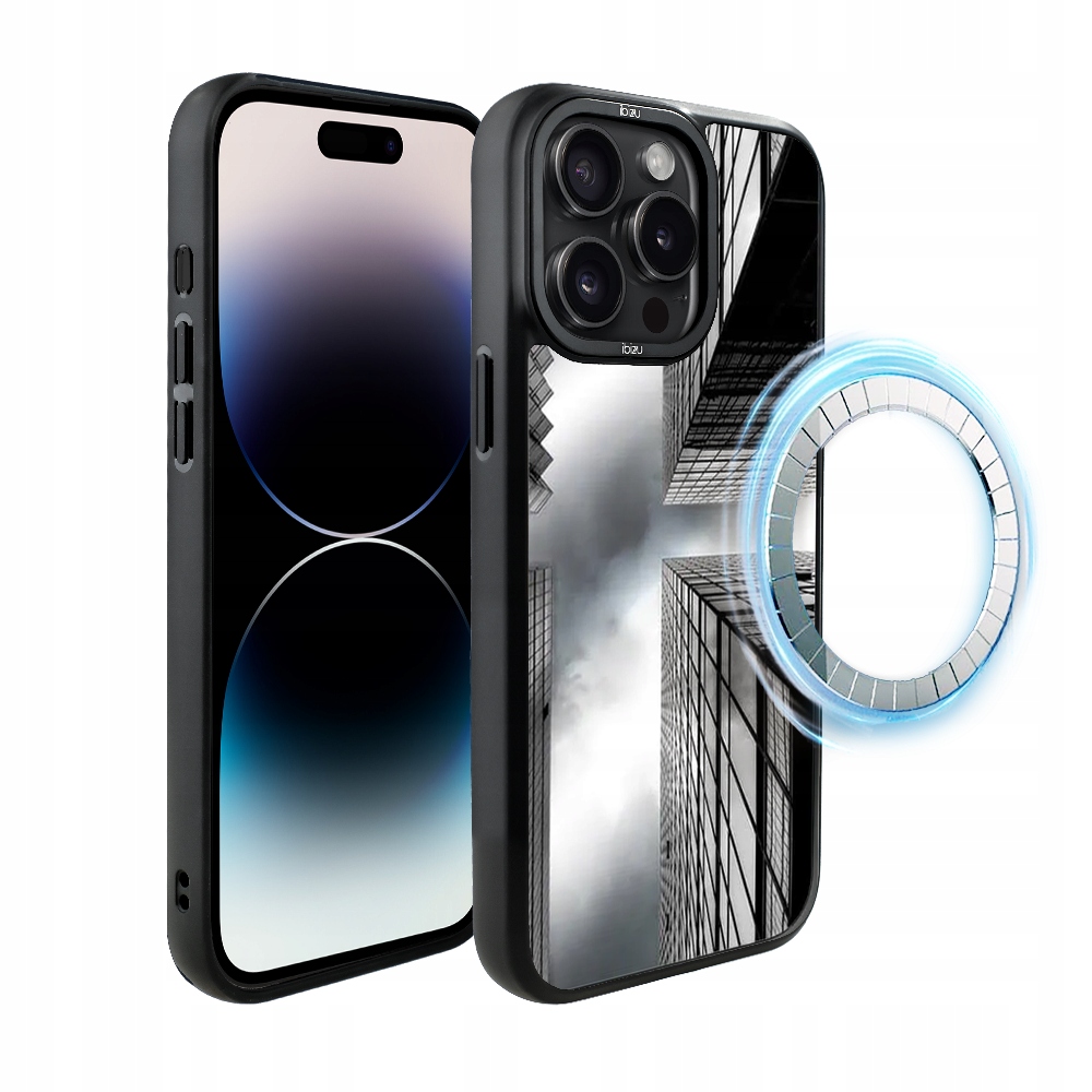 Pouzdro pro iPhone 14 Pro Ibizu DropGuard Matt s MagSafe, mrakodrapy