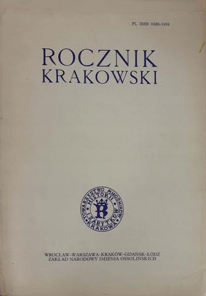 Rocznik krakowski 1987