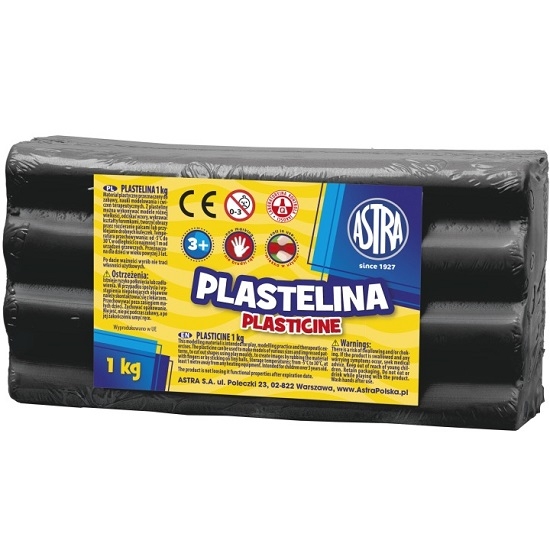 

Plastelina Astra, 1 kg czarna (303111024)
