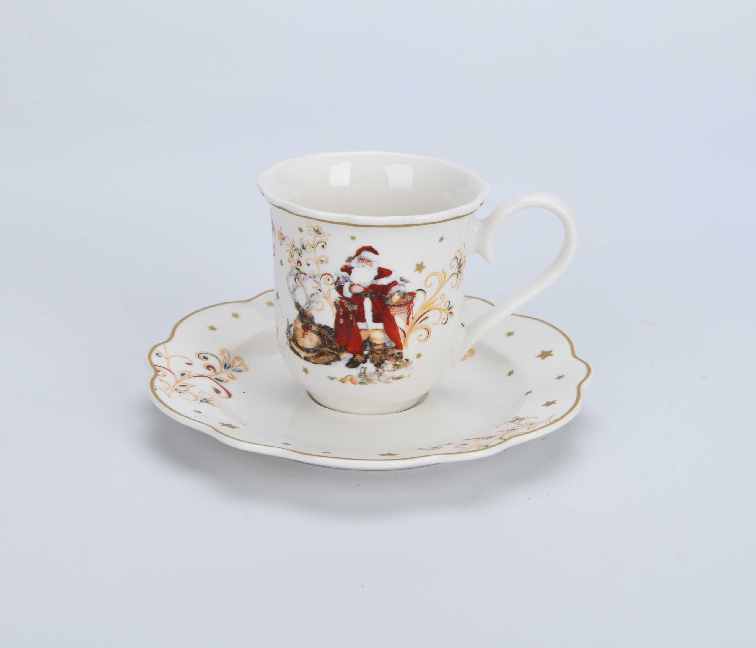 Filiżanki do espresso świąteczne Boże Narodzenie Marka Domdekoracji