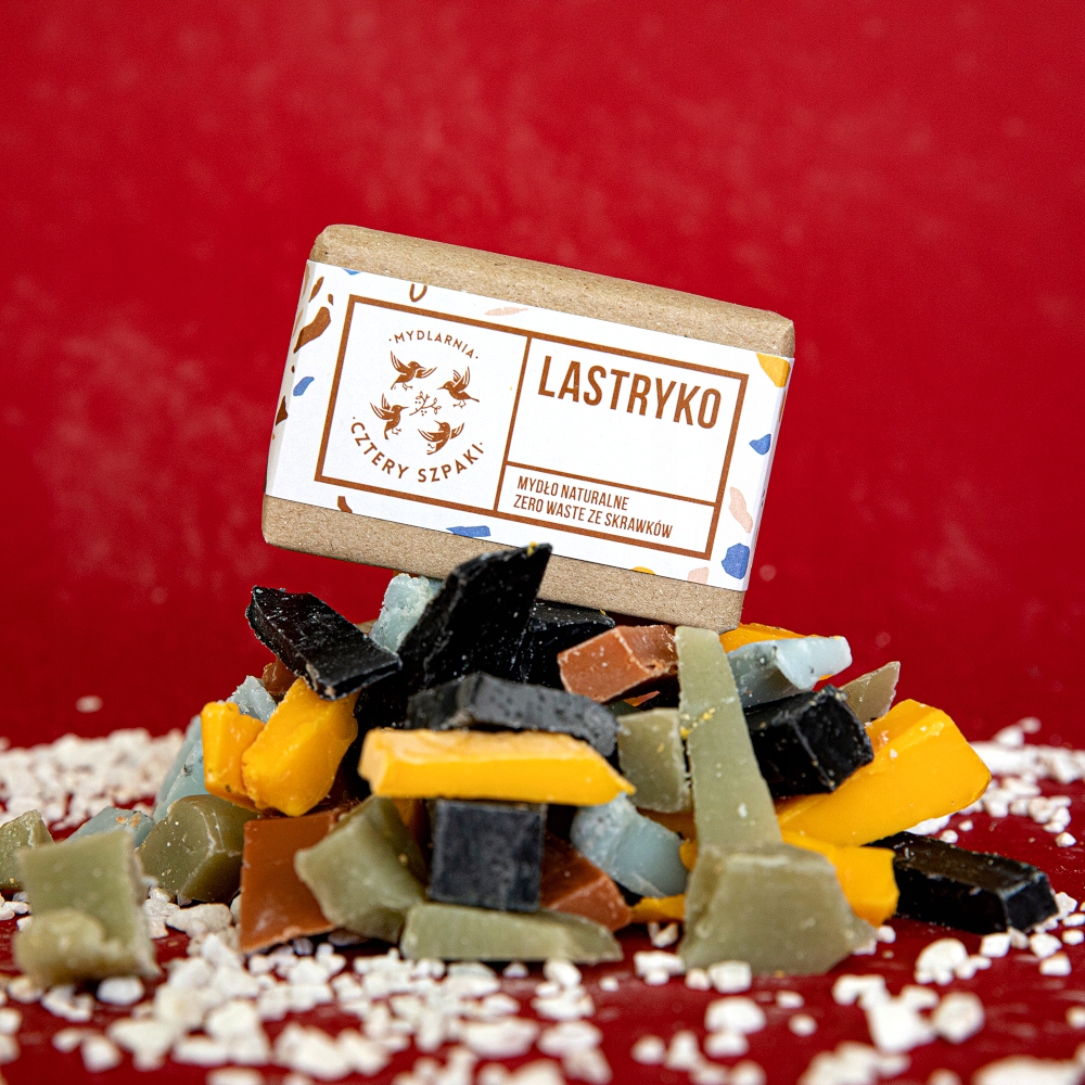 CZTERY SZPAKI Mydło Lastryko Zero Waste Marka Cztery Szpaki