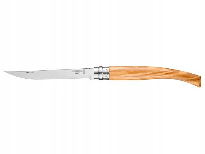 Nóż składany Opinel Slim Olive Mirror Blade No.12