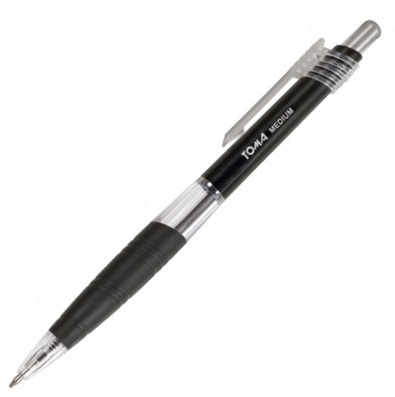 Długopis automatyczny CZARNY 1 mm TO-038 TOMA