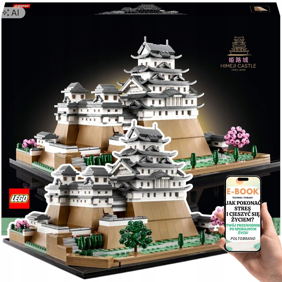Lego Kolekcjonerski Zamek Himeji Model Dla Niej EBOOK-1
