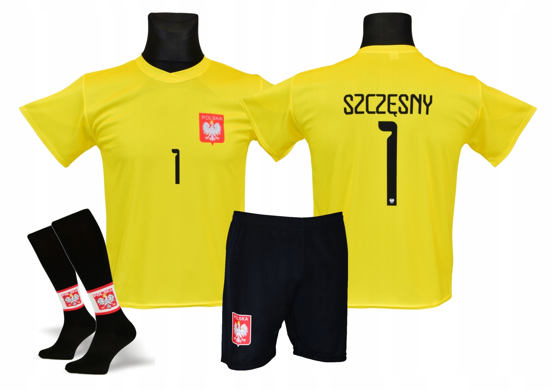 

Szczęsny Polska strój koszulka spodenki getry 128