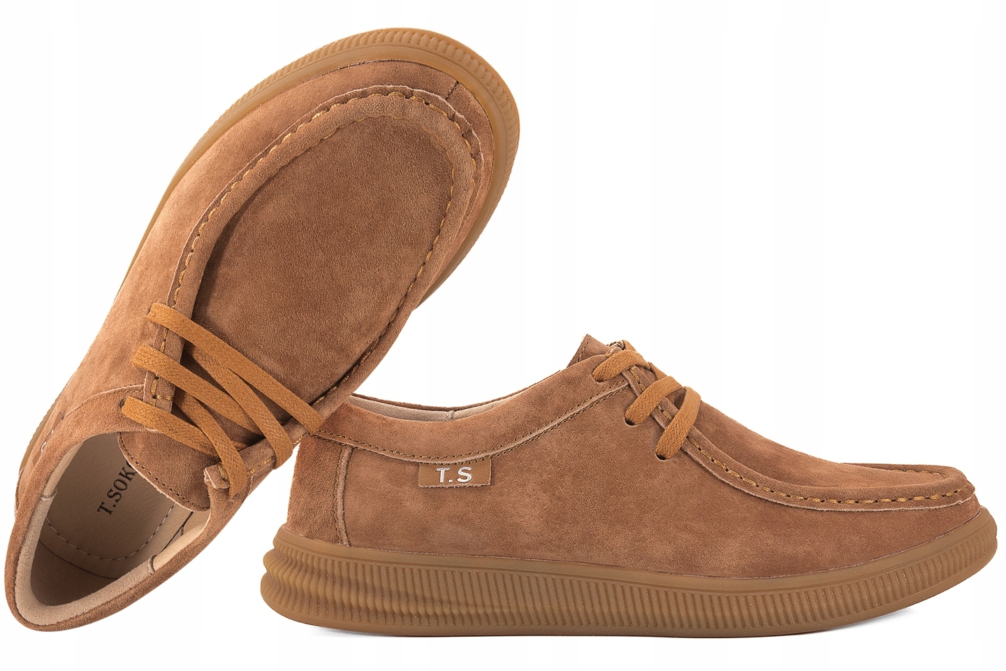 T.sokolski Ts W26-214 Semišové Polobotky Kožené Tenisky hnědé 40