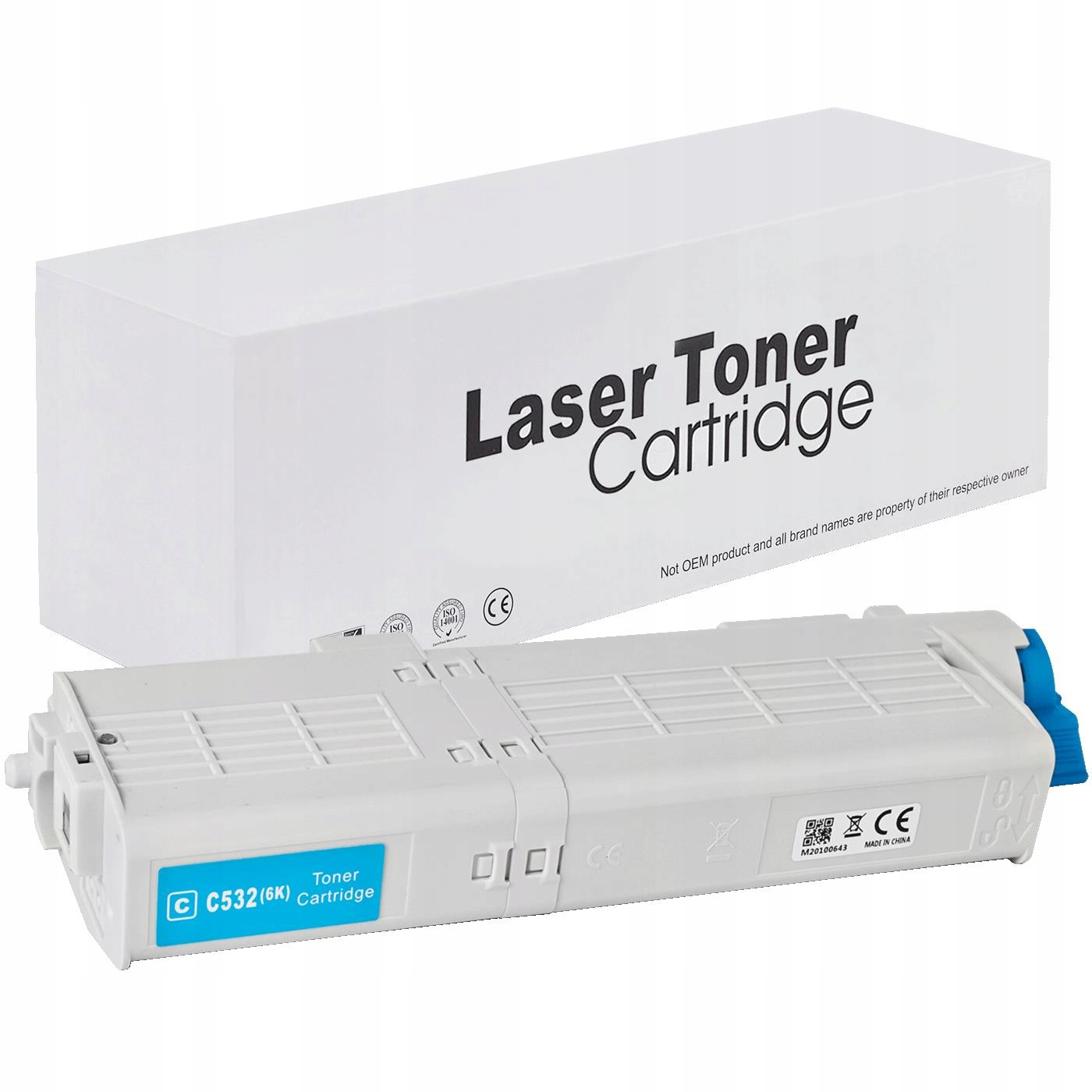 2 x Toner do Oki 46490607 C532 C542 MC563 MC573 niebieski Cyan 6k